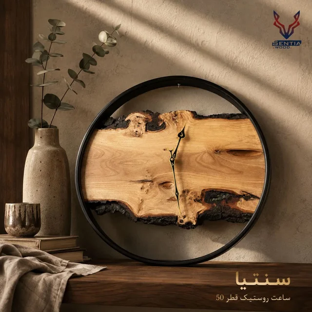 ساعت چوبی